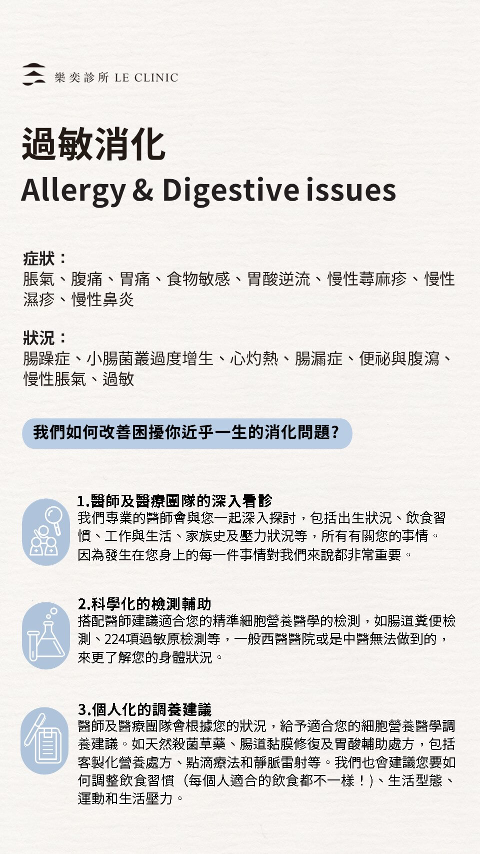 過敏消化 Allergy & Digestive issues - 簡介